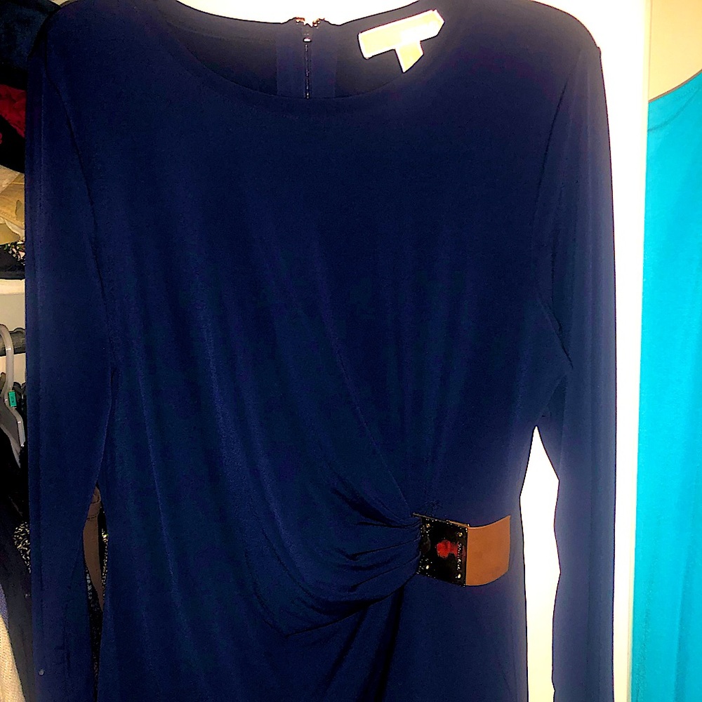 Michael Kors Navy Blue Size Large Top